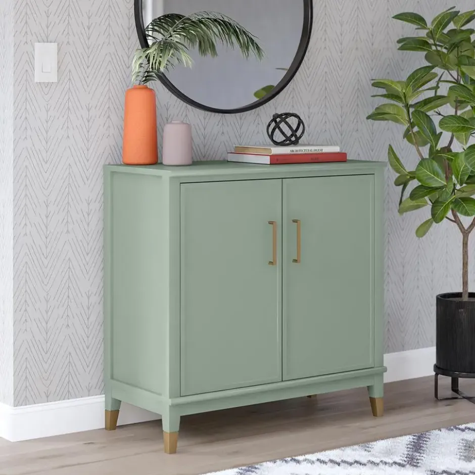 Westerleigh - Dressoir met 2 deuren in groen MDF
