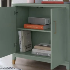 Westerleigh - Dressoir met 2 deuren in groen MDF