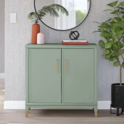 Westerleigh - Dressoir met 2 deuren in groen MDF