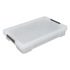 Whitefurze Opbergbox - 12L - Transparant - 55 x 36 x 9 cm
