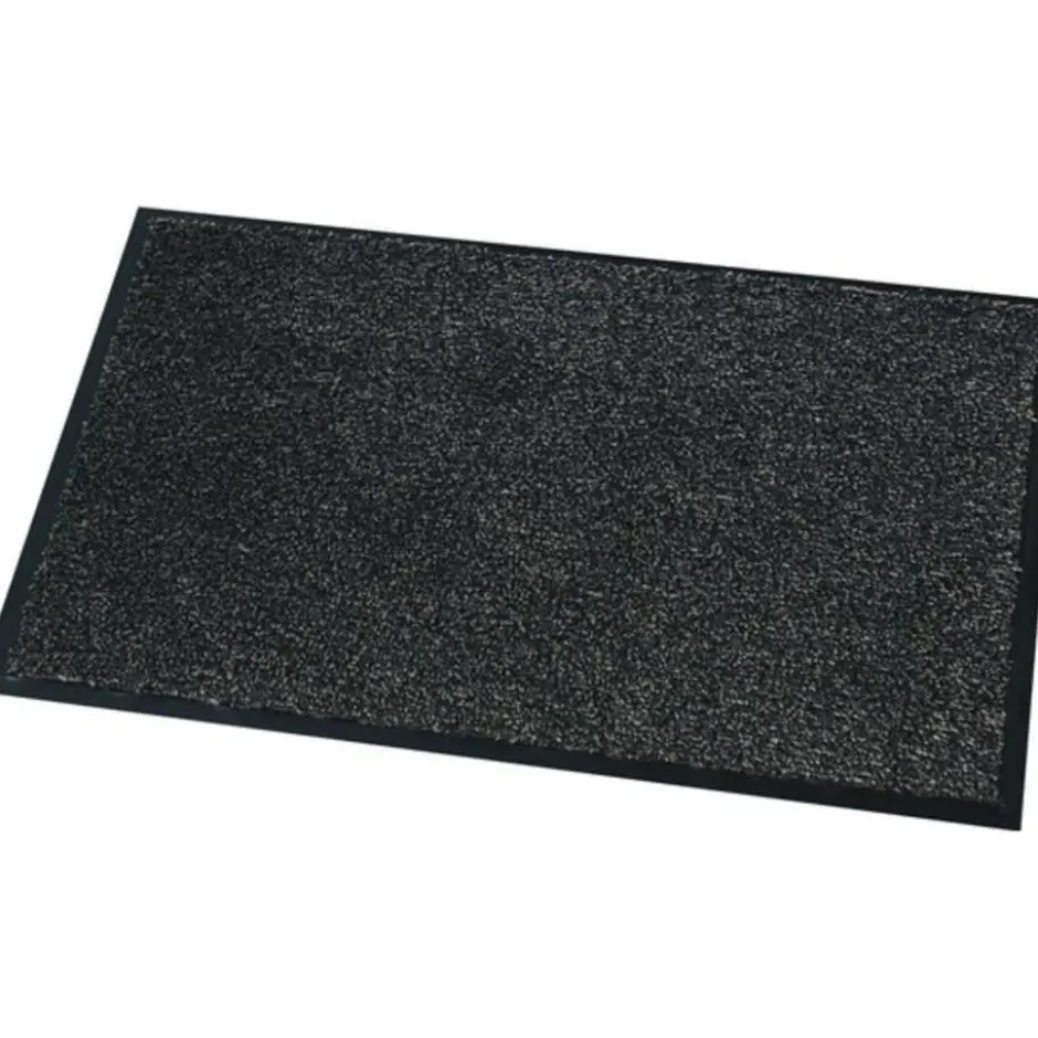 Wicotex Deurmat - droogloopmat - antraciet grijs - 60 x 80 cm