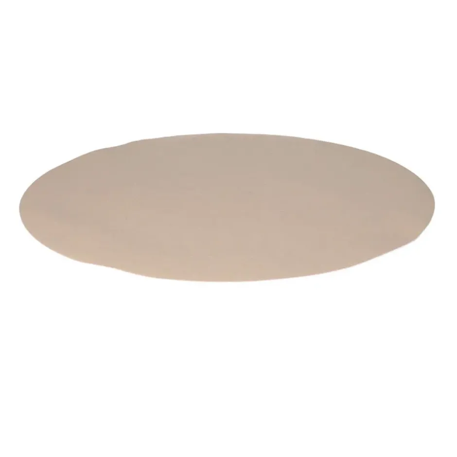 Wicotex Placemats Uni - taupe - rond 38 cm - Teflon coating