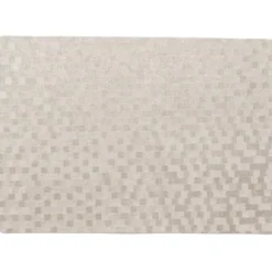 Wicotex tafel placemats Stones - 4x - PVC - taupe - 30 x 43 cm