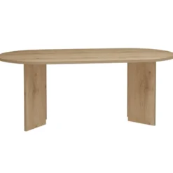 Wigan eettafel 200x100 cm eikenlook – 10-persoons ruime tafel