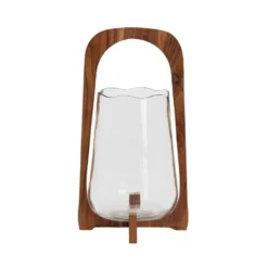 Windlicht Anosy - Bruin - Ø26cm