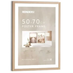Wissellijst hout Poster 50x70 beuken - 50x70 - Beuken