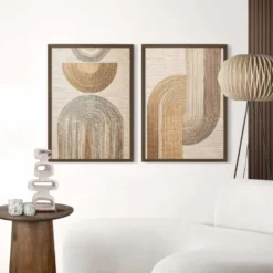 Wissellijst hout Poster 50x70 walnoot - 50x70 - Walnoot