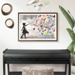 Wissellijst hout Poster 50x70 walnoot - 50x70 - Walnoot