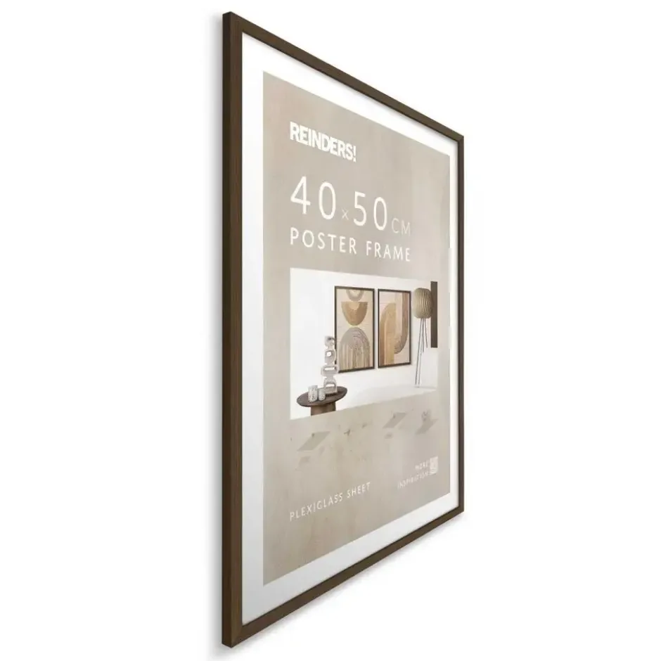Wissellijst hout Poster 40x50 walnoot - 40x50 - Walnoot
