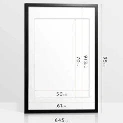 Wissellijst hout Poster 61x91,5 Walnoot - 61x91,5 - Walnoot