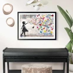 Wissellijst hout Poster 50x70 zwart - 50x70 - Zwart
