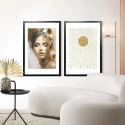 Wissellijst hout Poster 61x91,5 Zwart 2-pack - 61x91,5 - Zwart