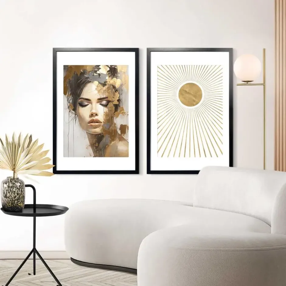 Wissellijst hout Poster 61x91,5 Zwart 2-pack - 61x91,5 - Zwart