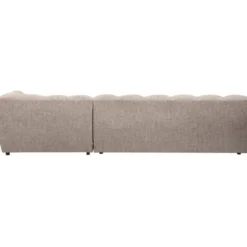 WOOOD Allure Chaise Longue Bank - Stof - Bruin Melange - 79x324x165