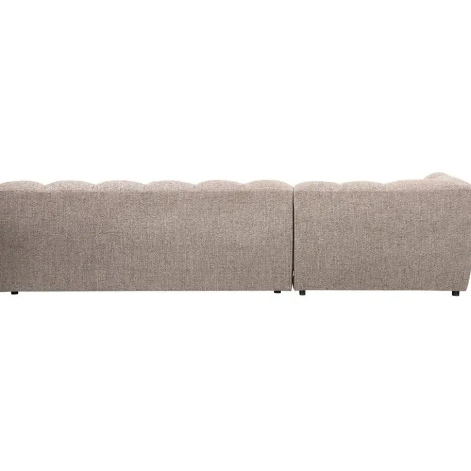WOOOD Allure Chaise Longue Bank - Stof - Bruin Melange-79x324x165