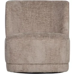 WOOOD Atty Draaifauteuil - Polyester - Zand - 75x74x65