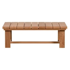 WOOOD Banco Salontafel Tuin - Hout/Metaal - Naturel - 42x122x68
