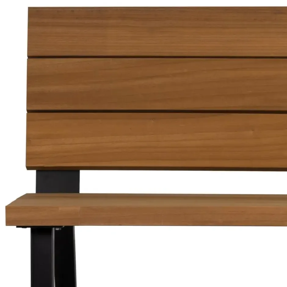 WOOOD Banco Tuinbank - Hout/Metaal - Naturel - 78x132x82