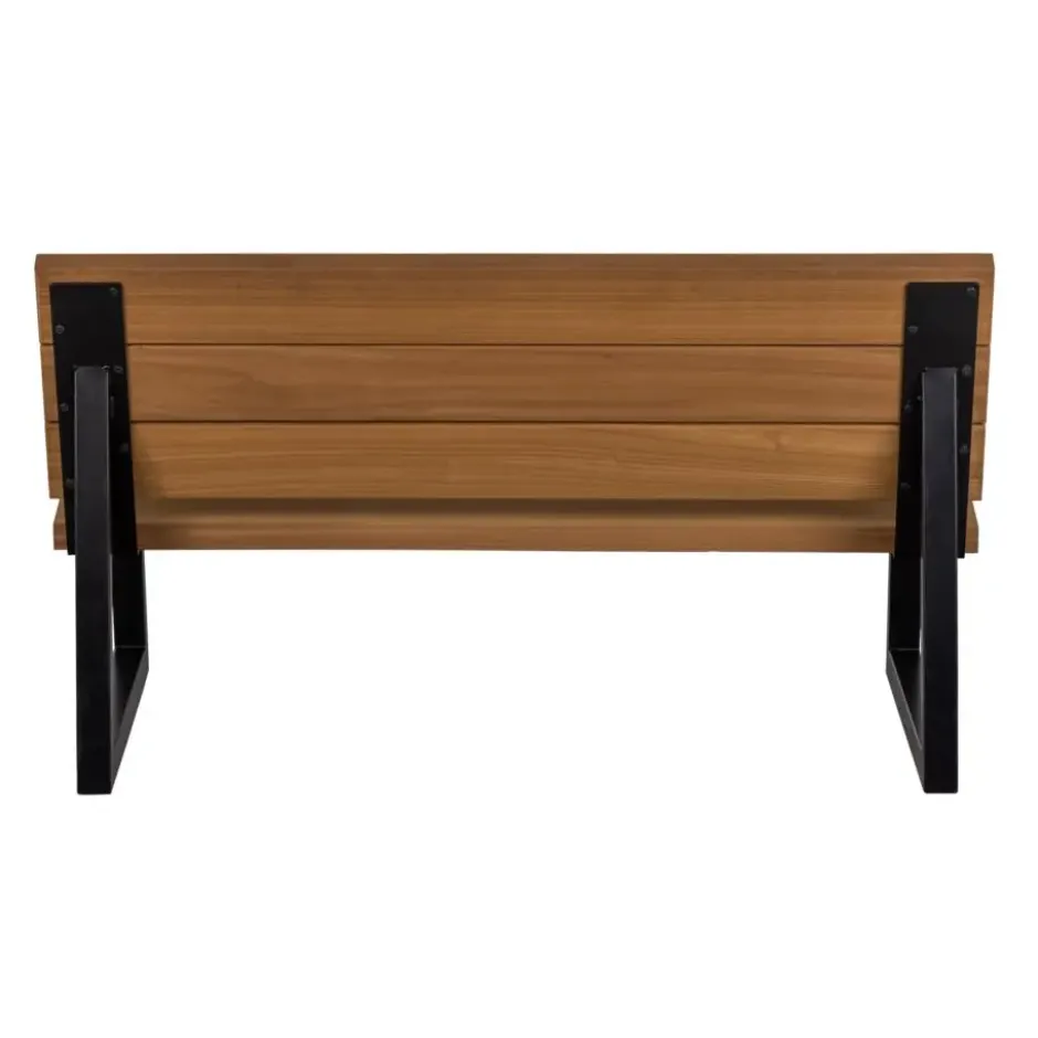 WOOOD Banco Tuinbank - Hout/Metaal - Naturel - 78x132x82