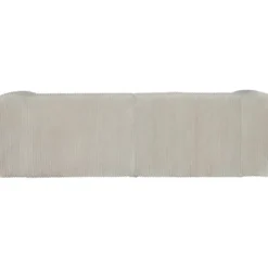 WOOOD Bean 3,5-Zits Bank - Ribstof - Naturel - 73x242x96