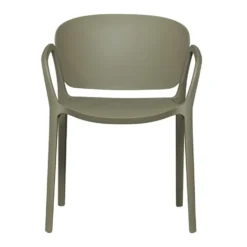 WOOOD Bent Tuinstoelen - Kunststof - Groen -Set van 2