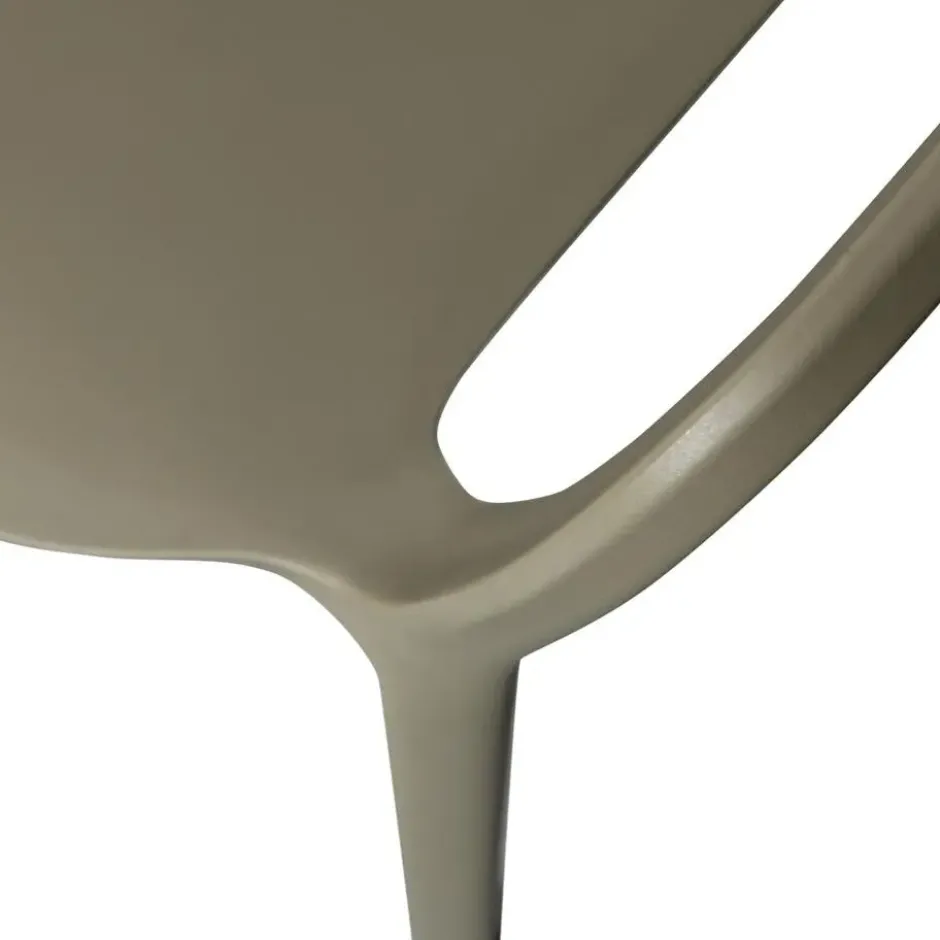 WOOOD Bent Tuinstoelen - Kunststof - Groen -Set van 2
