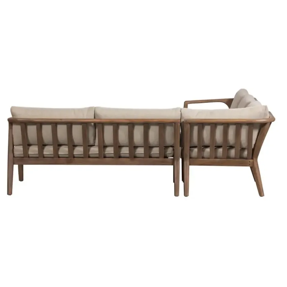 WOOOD Biam Loungeset Tuin - Acacia Hout - Naturel - 67x227x227