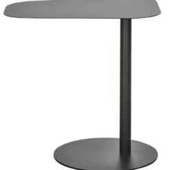 WOOOD Bijzettafel Lia - Metaal - Zwart - 50x50x38