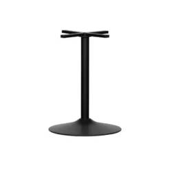 WOOOD Bistro Ronde Buisvoet - Metaal - Zwart - 72x54x54