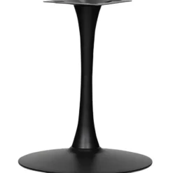 WOOOD Bistro Trompetvoet - Metaal - Zwart - 72x60x60