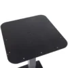 WOOOD Bistro Vierkante Bartafel Poot - Metaal - Zwart- 105x50x50
