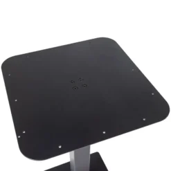 WOOOD Bistro Vierkante Bartafel Poot - Metaal - Zwart- 105x50x50