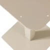 WOOOD Bistro Vierkante Bartafel Poot - Metaal - Dakagrau - 105x50x50