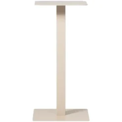 WOOOD Bistro Vierkante Bartafel Poot - Metaal - Dakagrau - 105x50x50