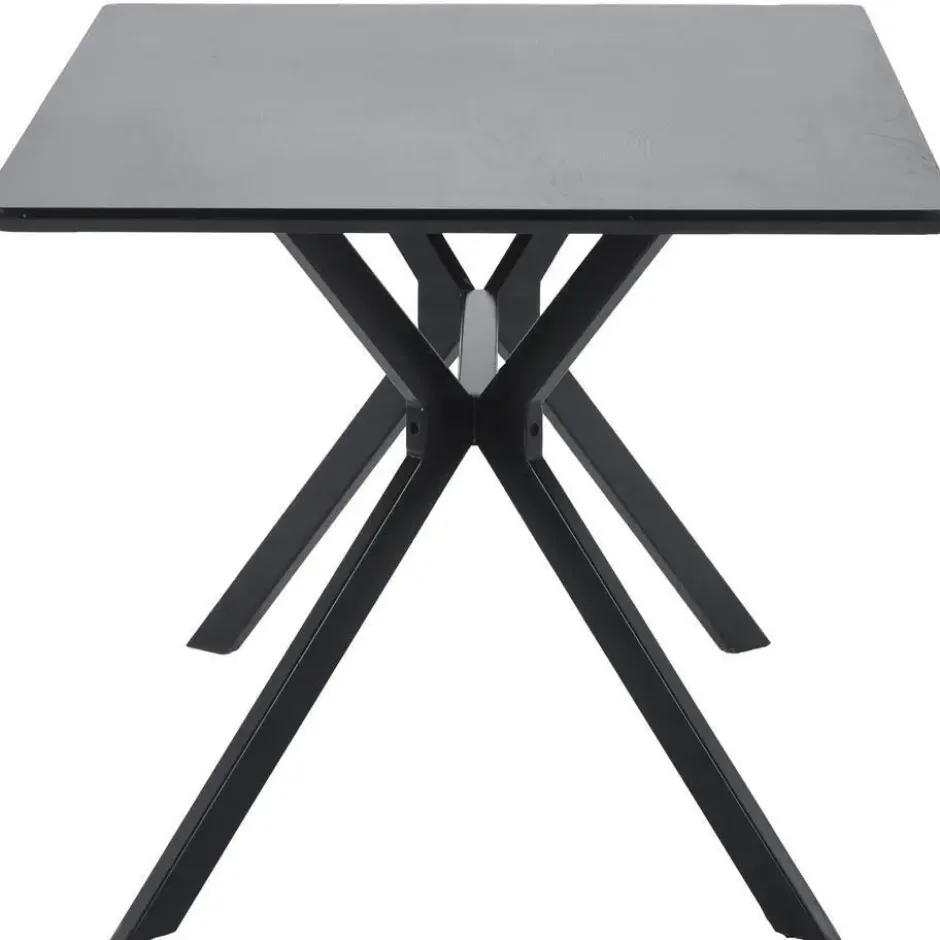 WOOOD Bruno Eettafel - Mdf - Zwart - 160x90