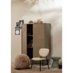 WOOOD Cadiz Opbergkast - Grenen - Mud - 135x85x40