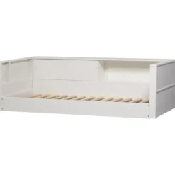 WOOOD Carter Bedbank - Grenenhout - Wit - 90x200