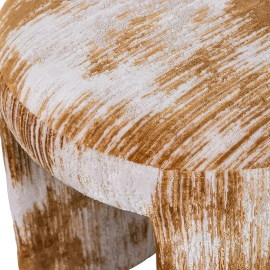 WOOOD Charlie Kruk - Geweven Stof - Karamelbruin - 47x45x45