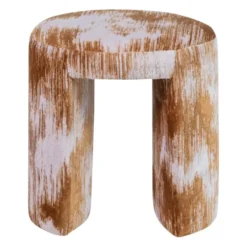 WOOOD Charlie Kruk - Geweven Stof - Karamelbruin - 47x45x45
