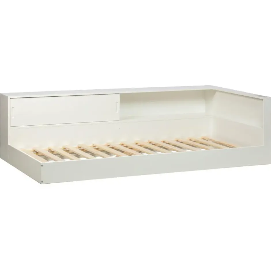 WOOOD Connect Hoekbed - Grenen - Wit - 60x213x118