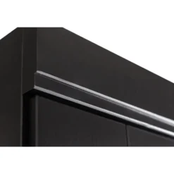 WOOOD Connect Kledingkast 2-Deurs met Lade- Grenen - Zwart - 195x94x53