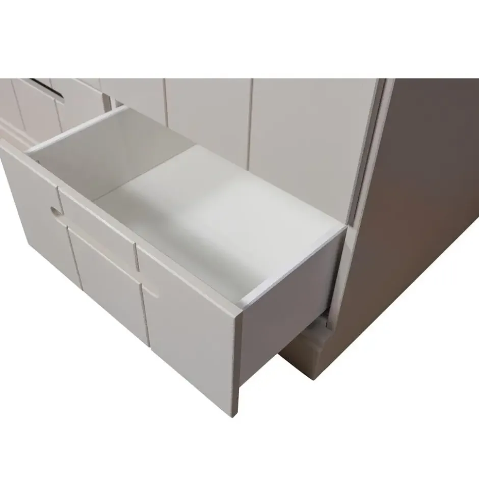 WOOOD Connect Kledingkast 2-Deurs met lade - Grenen - Dust - 195x94x53