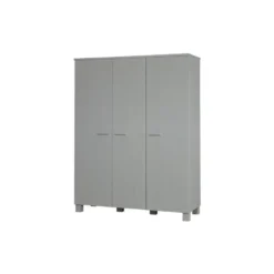 WOOOD Dennis 3 deurs Kast - Grenen - Betongrijs - 202x158x55