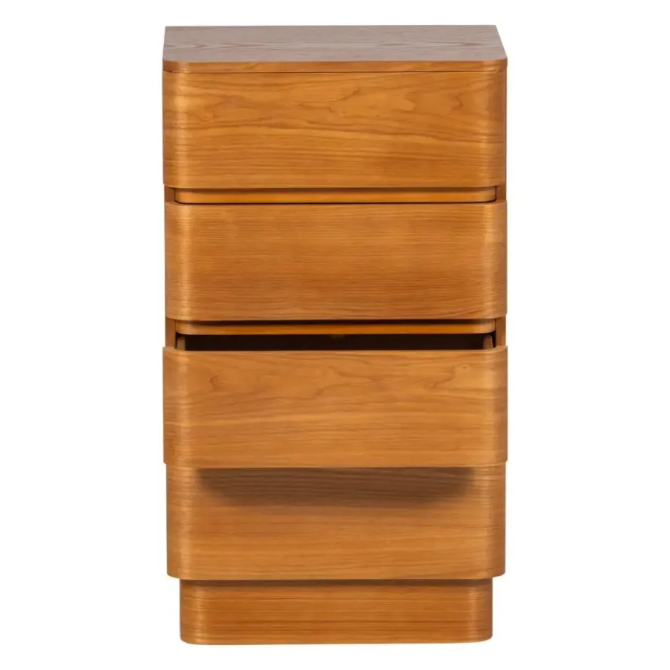 WOOOD Fejo Ladekast/Nachtkastje - MDF - Bruin - 70x40x34