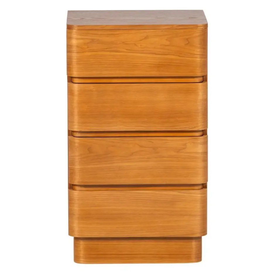 WOOOD Fejo Ladekast/Nachtkastje - MDF - Bruin - 70x40x34