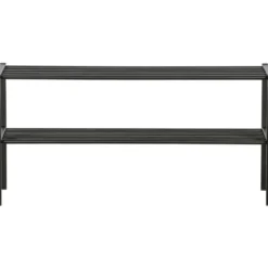 WOOOD Ferro Schoenenrek - Metaal - Zwart - 40x85x35