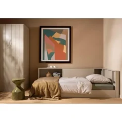WOOOD Floyd Bijzettafel - Metaal - Groen - 47x30x30