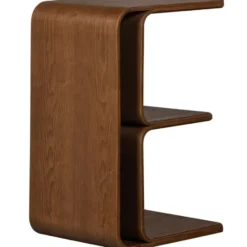 WOOOD Frey Multifunctionele Bijzettafel - Hout - Walnoot - 40x60x32