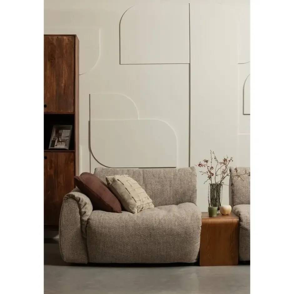 WOOOD Frey Multifunctionele Bijzettafel - Hout - Walnoot - 40x60x32