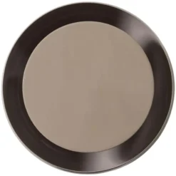 WOOOD Gloomy Wandlamp Rond - Metaal - Zand - 30x30x13